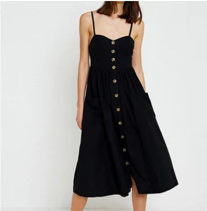 Floral Spaghetti Strap Dress