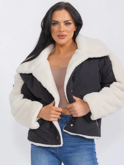 WOMEN'S LONG SLEEVE FRONT POCKET BUTTON UP PLAID SHACKET