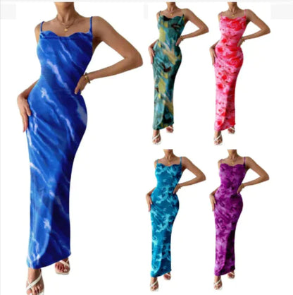 Floral Spaghetti Strap Slip Dress