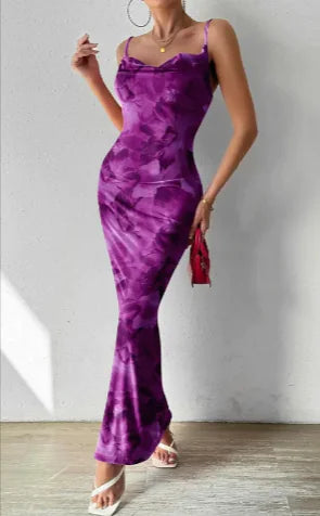 Floral Spaghetti Strap Slip Dress