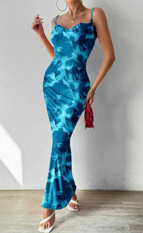 Floral Spaghetti Strap Slip Dress