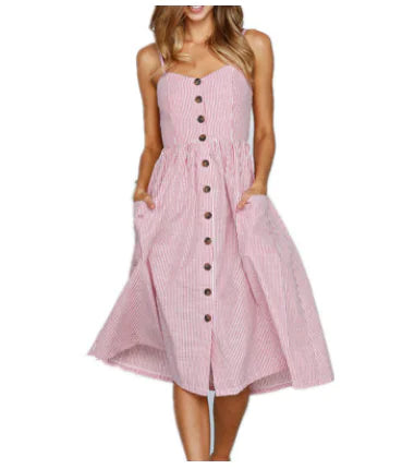 Floral Spaghetti Strap Dress